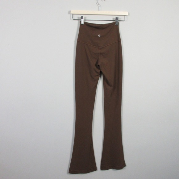 Lululemon Align High-Rise Mini Flare Pant 32"Brown Nulu Size 2 Yoga 208 - Picture 1 of 11